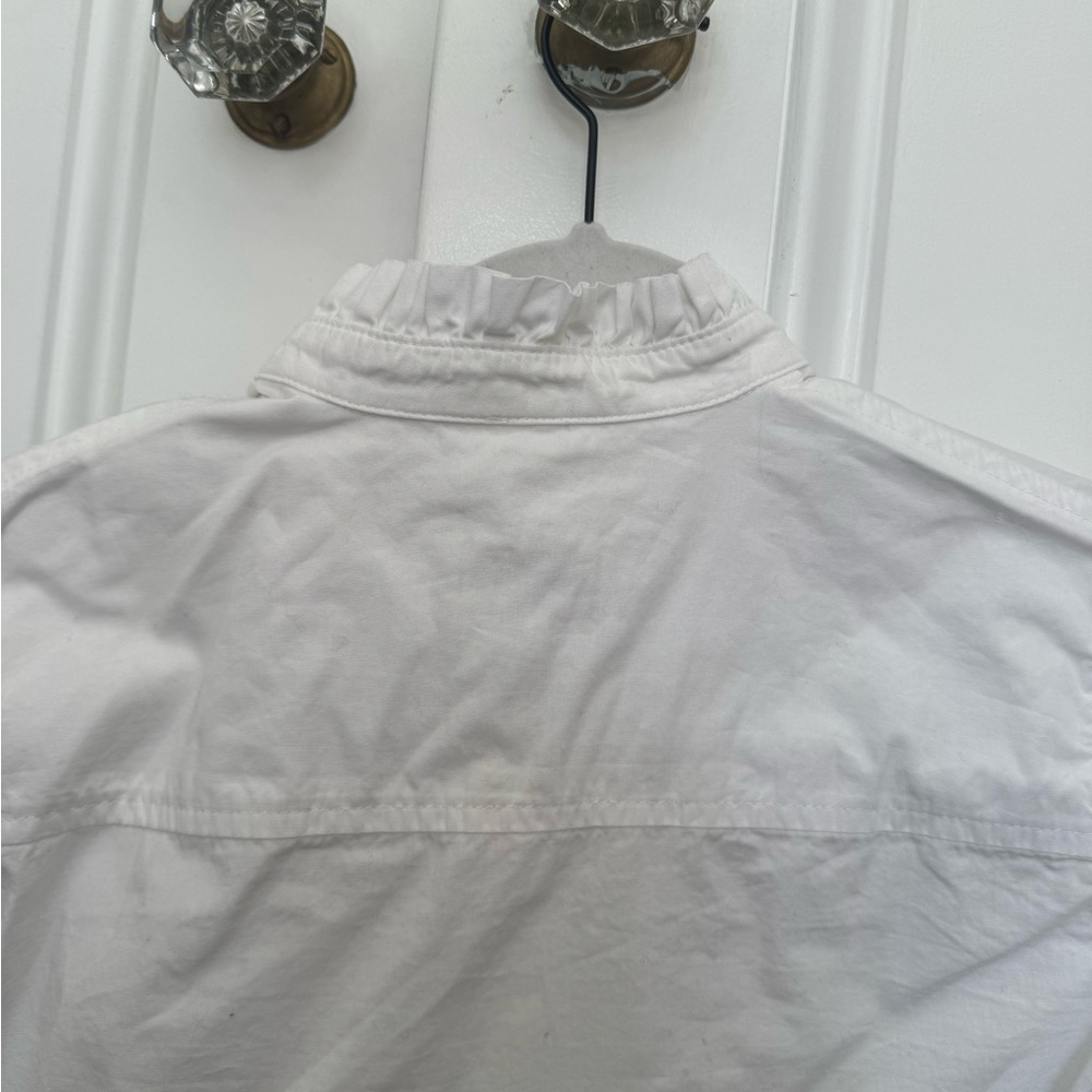Women’s Button Down with Ruffle - Picture 4 of 5